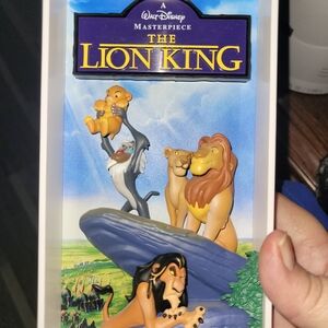Disney The Lion King White and Black Logo Tag